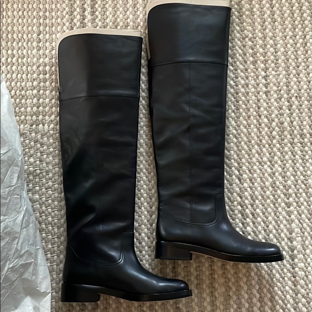 over-the-knee riding boots